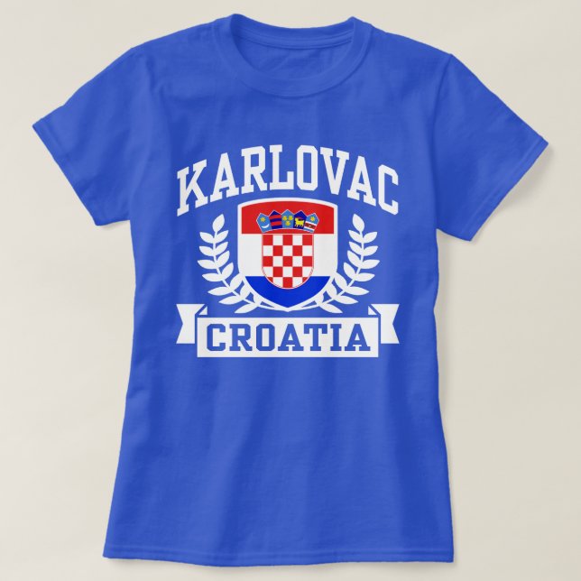 T-shirt Karlovac Croatie (Design devant)