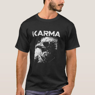 T-shirt Karma Bald Eagle - Vintage Karma Citation Inspirat
