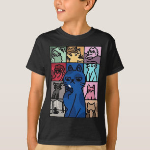 T-shirt Karma est Amoureux des chats de chemise de chat