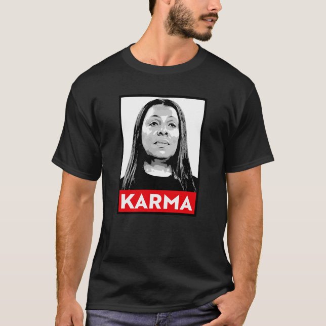 T-shirt KARMA : Letitia James (Devant)