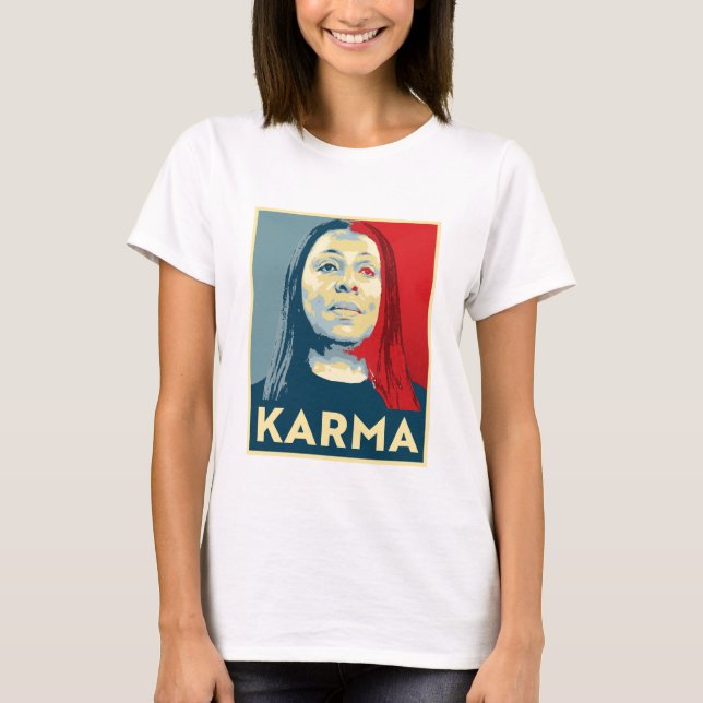 T-shirt KARMA : Letitia James (Devant)