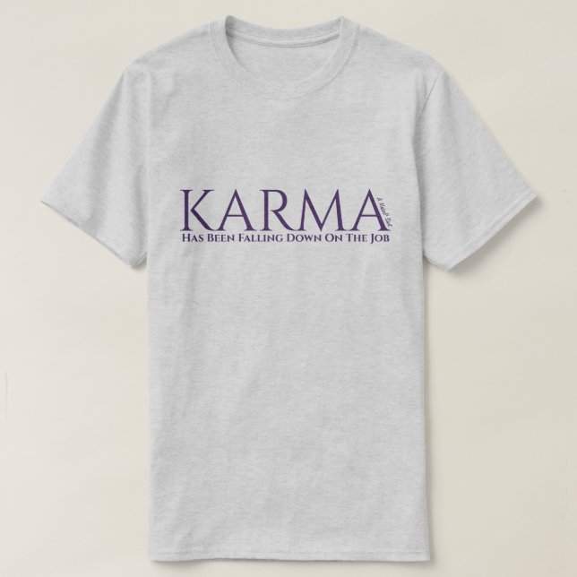 T-shirt Karma - Une chemise MisterP (Design devant)