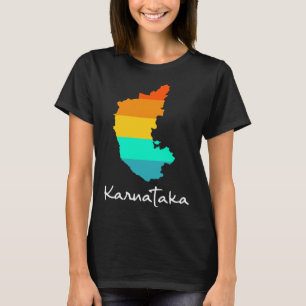 T-shirt Karnataka Fière De L'État D'Origine Indien Vêtemen