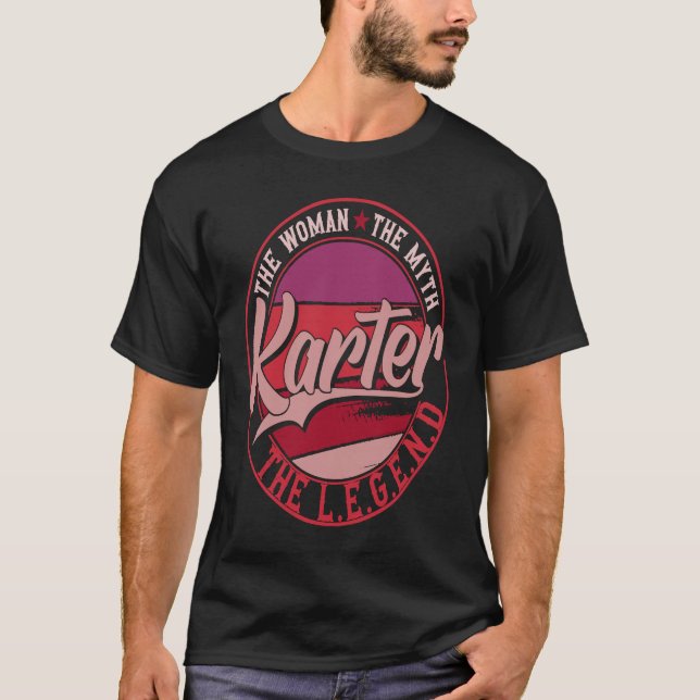 T-shirt Karter la Dame du Mythe la Légende (Devant)