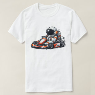 T-shirt Karting Astronaute