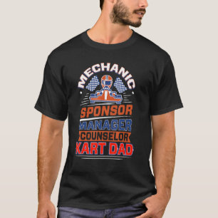 T-shirt Karting de course Karting Papa Karting pour adulte