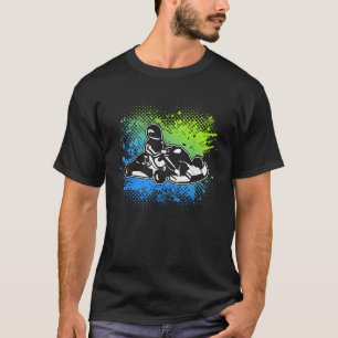 T-shirt Karting Karts pour Hommes Enfants Garçons Go Kart