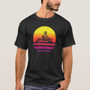 T-shirt Karting Rétro Style Ancien