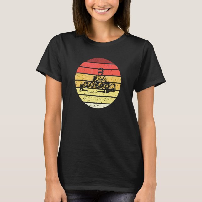 T-shirt Karting Rétro Vintage 10 (Devant)
