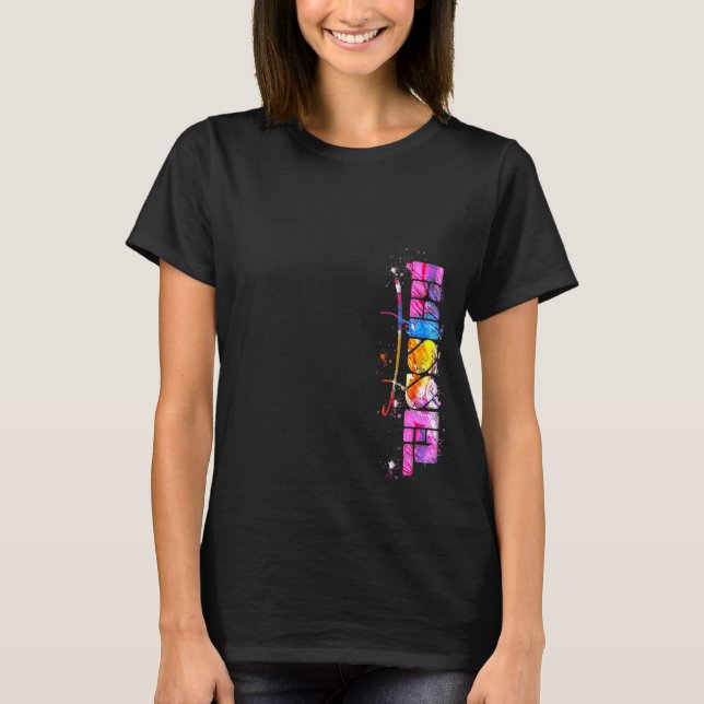 T-shirt Kassel Letter Aquarelle Kassel (Devant)
