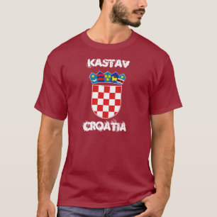 T-shirt Kastav, Croatie avec armoiries
