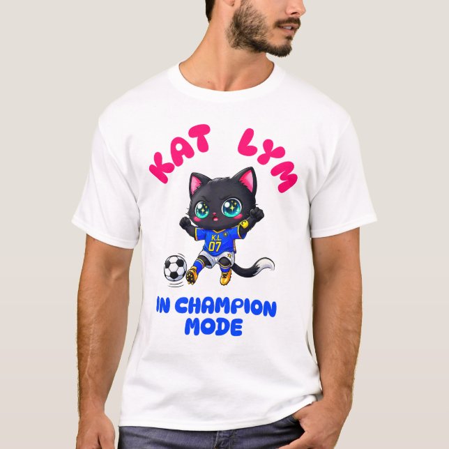 T-shirt Kat Lym In Champion Mode  (Devant)