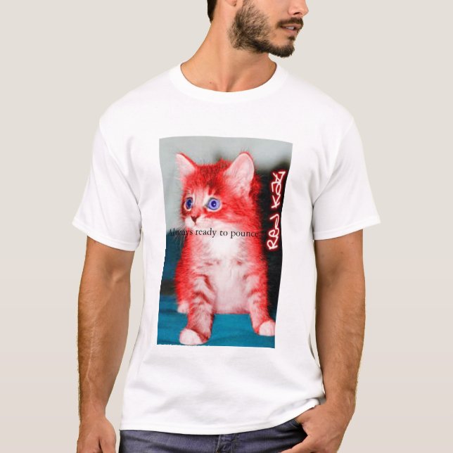 T-shirt KAT rouge (Devant)