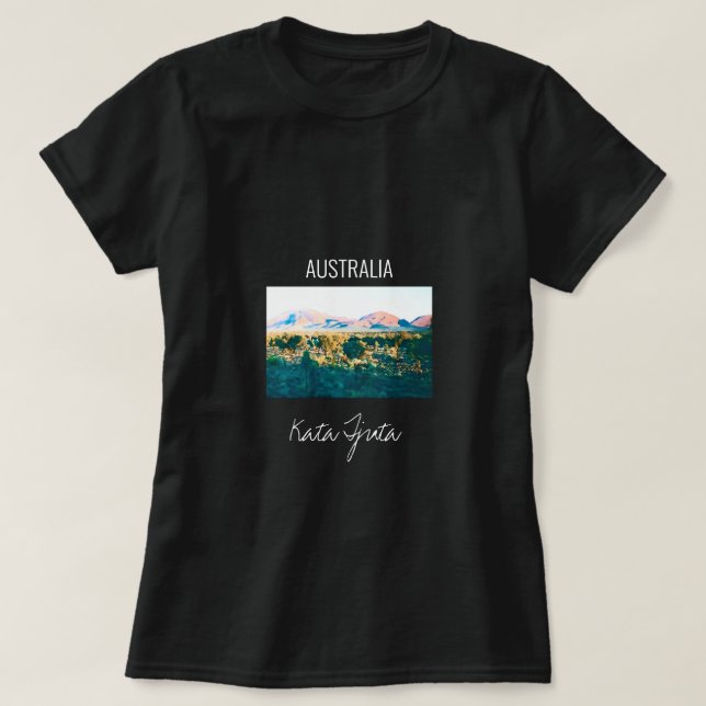 T-shirt Kata Tjuta Les Olgas Australie Centrale Voyage (Design devant)