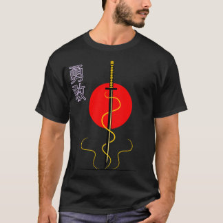 T-shirt Katana japonaise épée