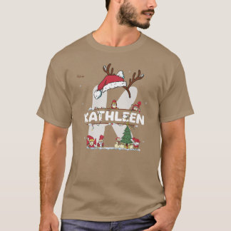 T-shirt Kathleen Christmasw Kathleen Nom pour les Noël drô