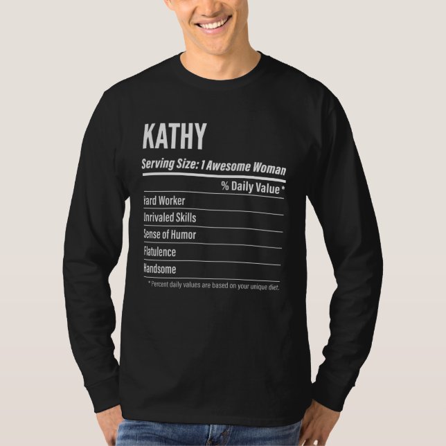 T-shirt Kathy  Nutritional Facts Serving Size Calories (Devant)