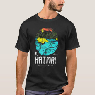 T-shirt Katmai National Park Vintage Bear Fishing Outfit A