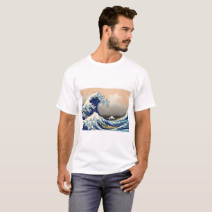 T-shirt KATSUSHIKA HOKUSAI - La grande vague outre de