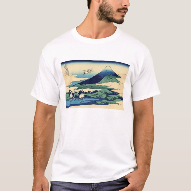 T-shirt Katsushika Hokusai - Umegawa dans la province de S (Devant)