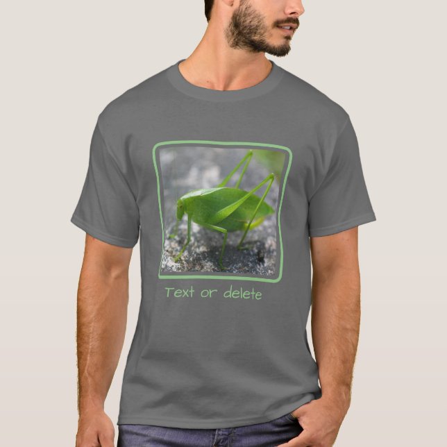 T-shirt Katydid Grasshopper Personnalisé (Devant)