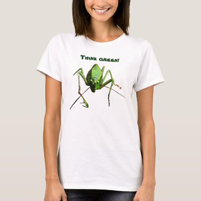 T-shirt Katydid Think Green (Devant)