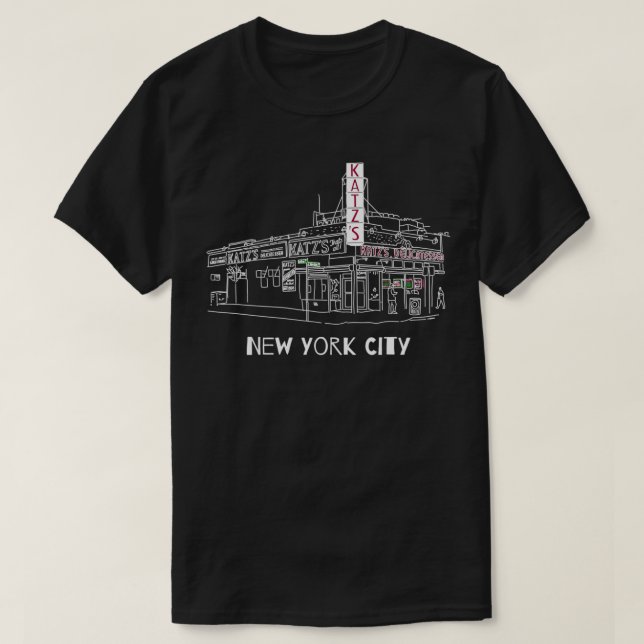 T-shirt Katz Deli New York  (Design devant)