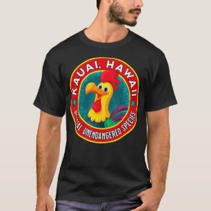 T-shirt Kauai Chicken Officiel Espèces non menacées Souven
