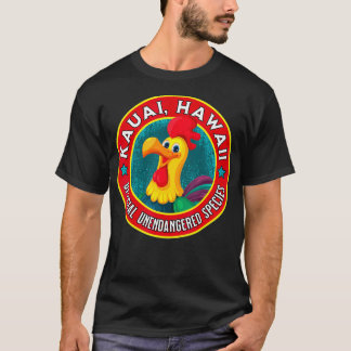 T-shirt Kauai Chicken Officiel Espèces non menacées Souven