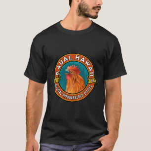 T-shirt Kauai Chicken Officiel Espèces non menacées Souven