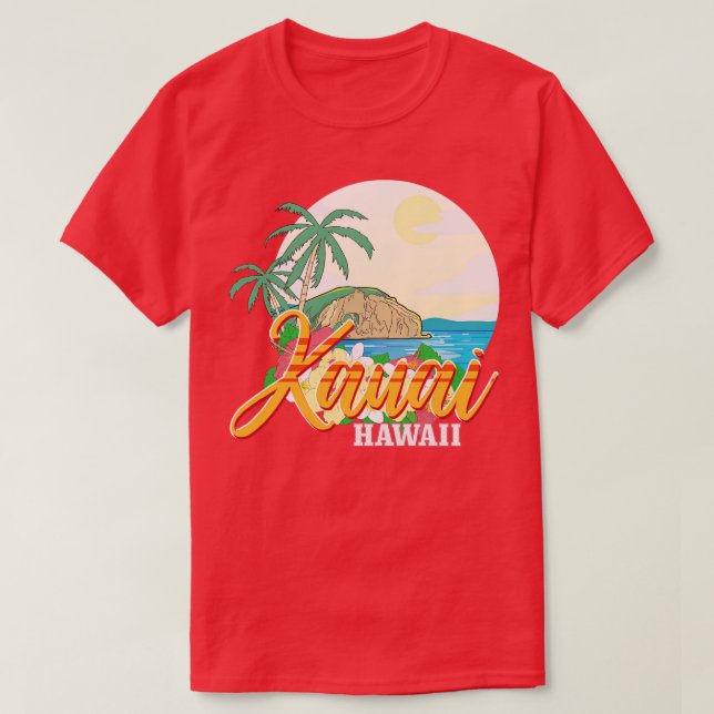 T-shirt Kauai Hawaii (Design devant)