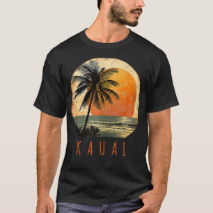 T-shirt Kauai Hawaii Aloha Beach Vacances coucher de solei