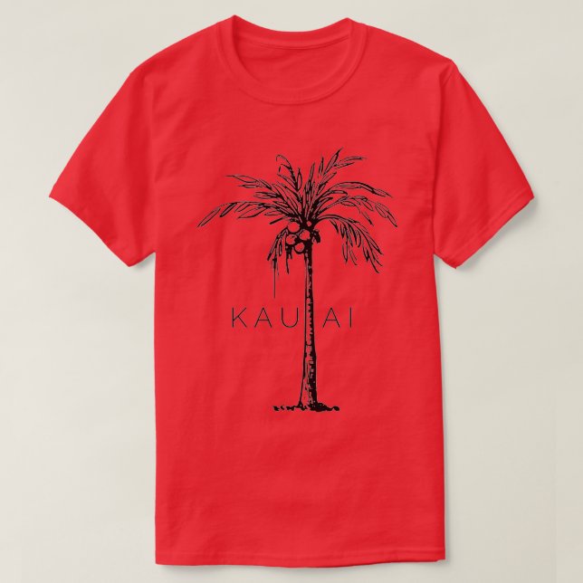 T-shirt Kauai Hawaii ALOHA de l'île (Design devant)