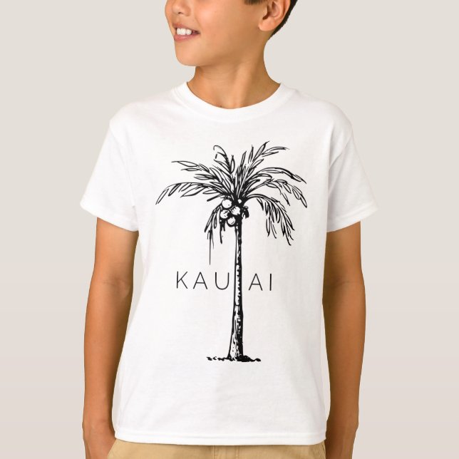 T-shirt Kauai Hawaii ALOHA de l'île. Sentez l'Aloha (Devant)