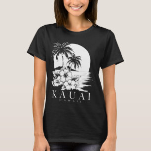 T-shirt Kauai Hawaii Aloha Hawaii Hibiscus Surfer Souven