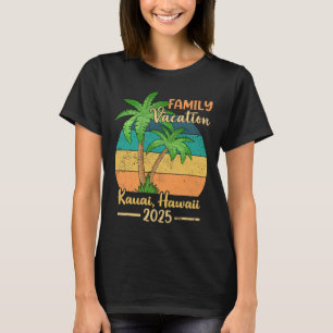 T-shirt Kauai Hawaii Beach Famille Vacances 2025 Été