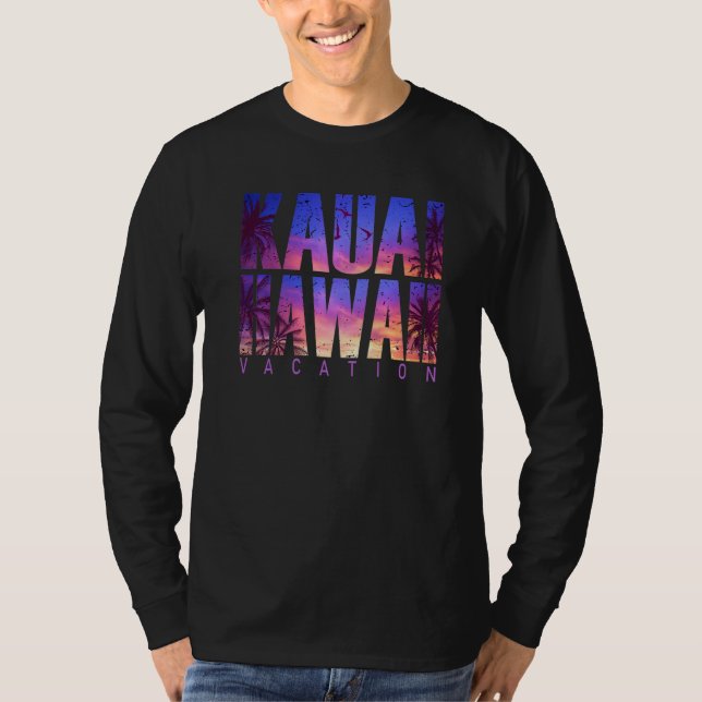 T-shirt Kauai Hawaii Beach Summer Vacation Matching Family (Devant)