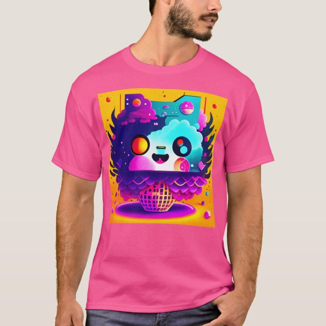 T-shirt Kawaii Abstractions Ii (Devant)
