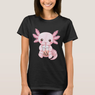 T-shirt Kawaii Anime Axolotl Boba