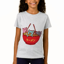 Kawaii Anime Chat Funny Adorable Ramen Japonais