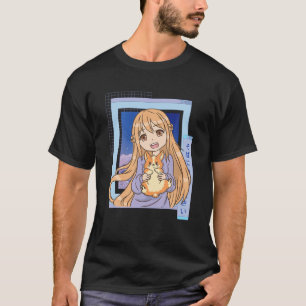 T-shirt Kawaii Anime Corgi Chien fille Manga Otaku Lover