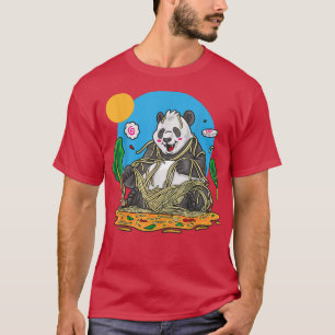 T-shirt Kawaii Anime Panda Otaku Cute Funny Panda Bear Ram