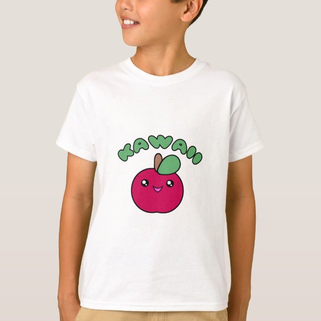 T-shirt Kawaii Apple (Devant)