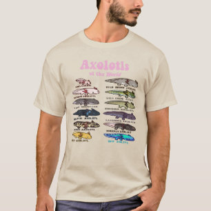 T-shirt Kawaii Axolotl - Axolotls du Monde