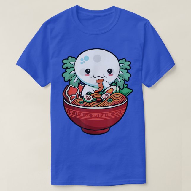 T-shirt Kawaii Axolotl Ramen japonais Anime Lover Cadeau T (Design devant)