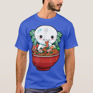 T-shirt Kawaii Axolotl Ramen japonais Anime Lover Cadeau T
