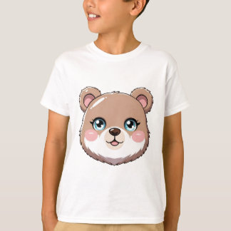 T-shirt Kawaii Bear Head