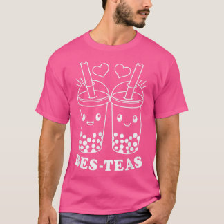 T-shirt Kawaii Bes Teas Bubble Tea Cute Boba Besties