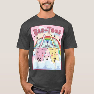 T-shirt Kawaii Boba Bubble Lait Thé Bes Thés Esthétique