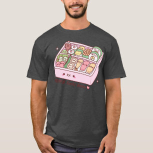 T-shirt Kawaii Boîte à Bento Japonaise Sushi 1